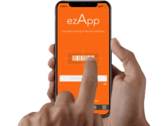 ezApp Barcode Scanner and EasyVista App-switcher 